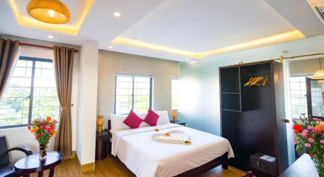 Двухместный номер Deluxe An Bang Beach Hai An Villa