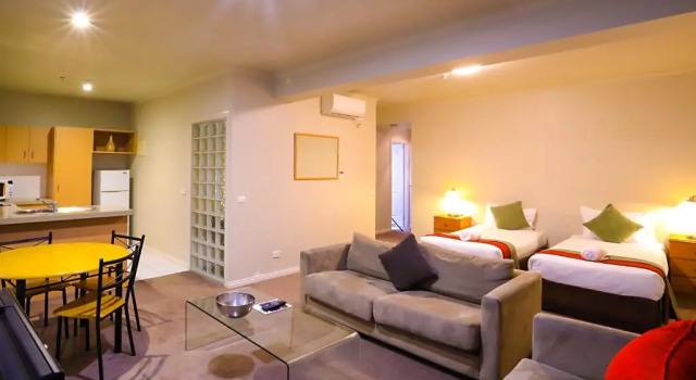 Апартаменты Цокольный этаж c 1 комнатой Flinders Landing Apartments