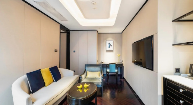 Двухместный люкс c 1 комнатой voco Hangzhou Binjiang Minghao by IHG