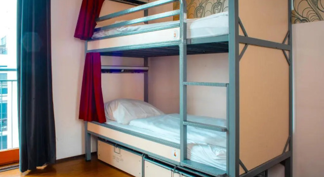 Кровать в общем номере St Christophers Inn Berlin - Mitte