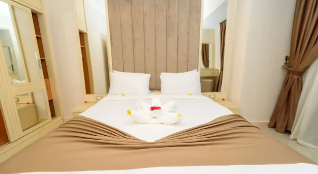 Люкс c 1 комнатой с видом на бассейн Marom Port Said Resort & Beach