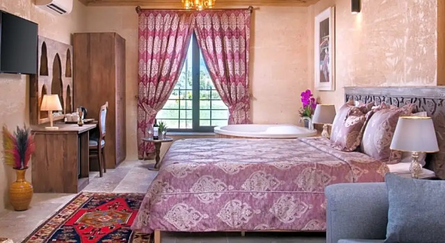 Двухместный люкс Cappadocia Pyramid Stone House