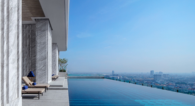 Двухместная Резиденция Pillars c 1 комнатой с балконом и с видом на город 137 Pillars Suites Bangkok