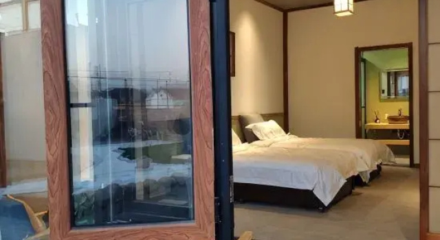 Кровать в общем номере Yuansu·Shiliushu Homestay