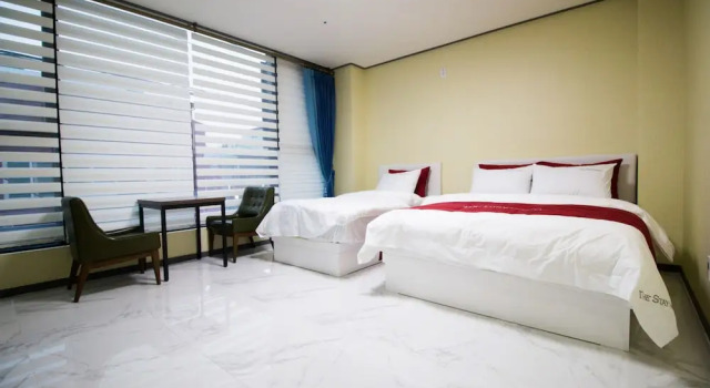 Трёхместный номер Standard Yeosu Thestay Hostel
