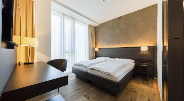 Business Doppel Zimmer Hotel kommod