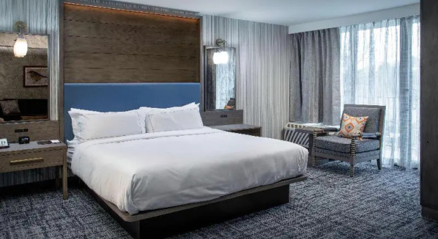 Люкс с красивым видом из окна DoubleTree by Hilton Hot Springs