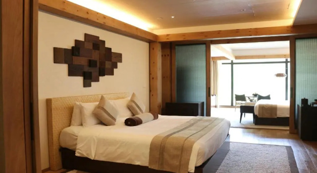 Четырёхместный номер Classic с видом на горы InterContinental One Thousand Island Lake Resort