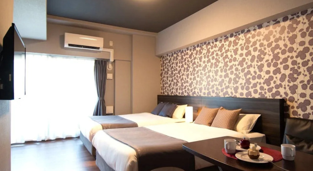 Двухместный номер Deluxe с балконом BON Condominium Namba Ebisu