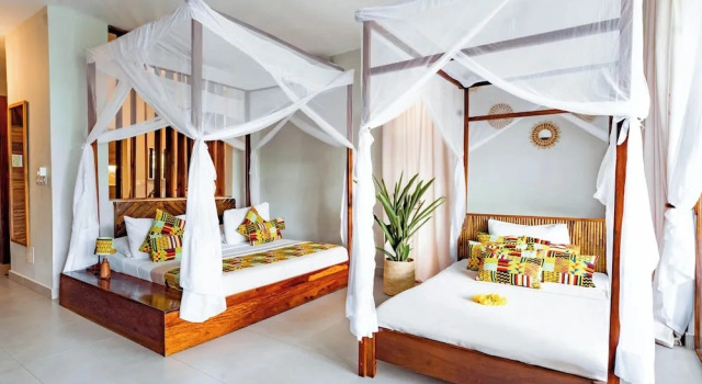 Люкс Deluxe с балконом и с видом на сад Zanzibella Hotel & SPA