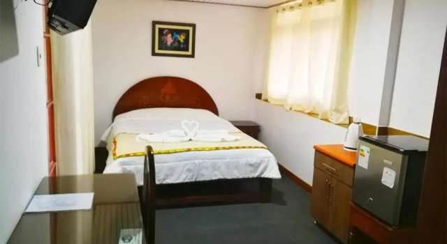 O podwyższonym standardzie pokój Casa Kuelap Hostal