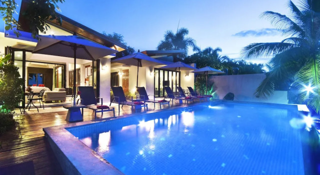 Вилла с 2 комнатами рядом с пляжем Villa Labaron