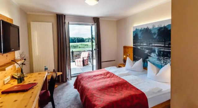 Двухместный номер Standard с балконом Erlebnishotel "Zur Schiffsmühle" GmbH