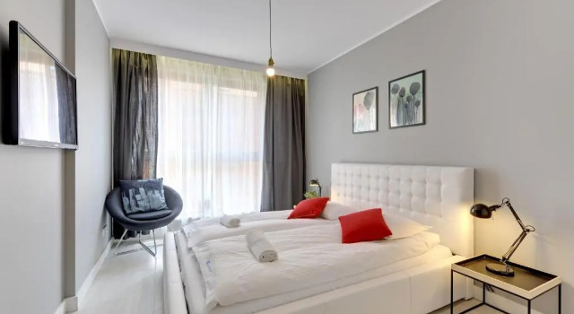 Deluxe Apartment 1 Schlafzimmer mit Balkon Apartamenty Apartinfo Aura