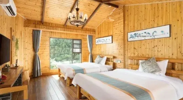 Семейный люкс Дуплекс с балконом Floral Hotel ·Longsheng Longji Yunshu Hotel