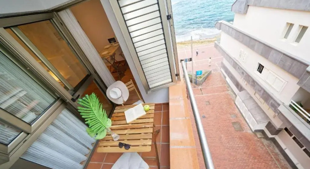 Апартаменты c 1 комнатой с частичным видом на море Apartamentos Maype Canteras