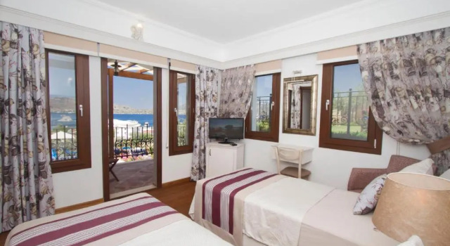 Двухместный номер Standard с балконом и с видом на море Badem Tatil Evi