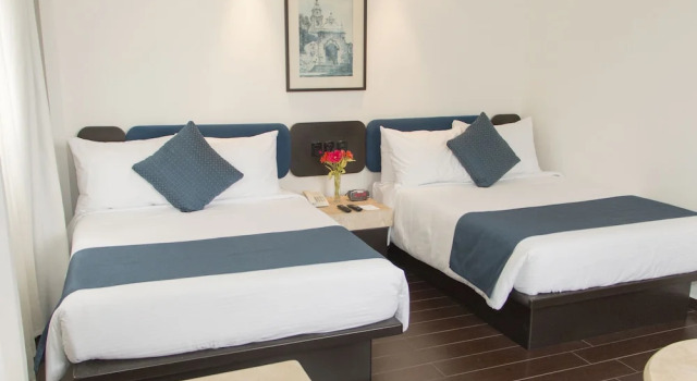 Четырёхместный номер Standard Best Western Real de Puebla