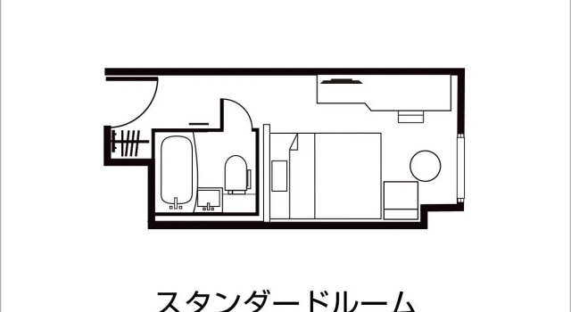 Одноместный номер Standard Daiwa Roynet Hotel Kokura Ekimae