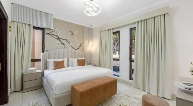Durrani Homes Zafran Luxe Stay Iconic Burj View, Забронировать Апартаменты/квартира Дубай Эмират Дубай, рядом с Дубайский музей