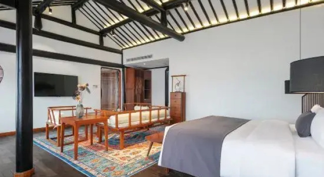 Люкс Business Tongli Qingyan · Shangpin Courtyard Riverside Vacation Apartment