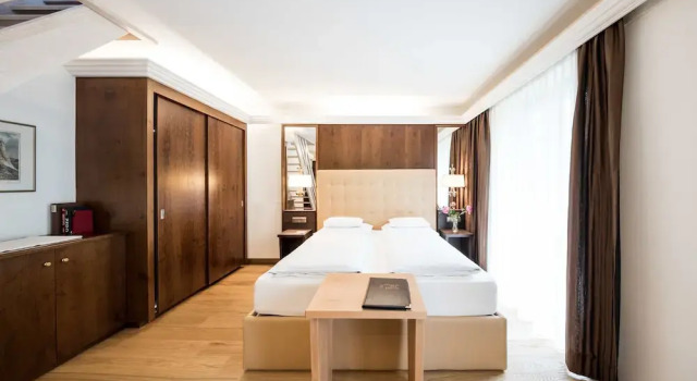 Полулюкс с балконом и с видом на горы Hotel Haus am Hang