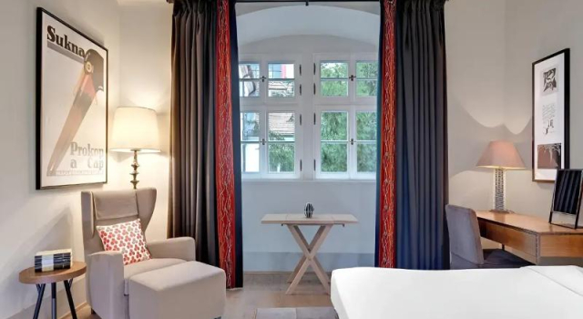 Двухместный номер Deluxe с красивым видом из окна Augustine Hotel, Prague
