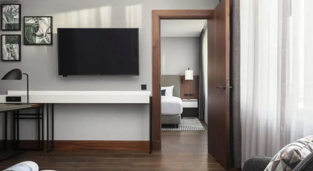 Doppel Klub Suite 1 Schlafzimmer Prague Marriott Hotel