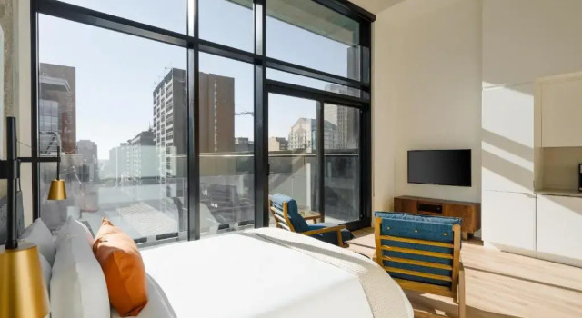 Студия с балконом Hôtel Monroe - Downtown Montreal