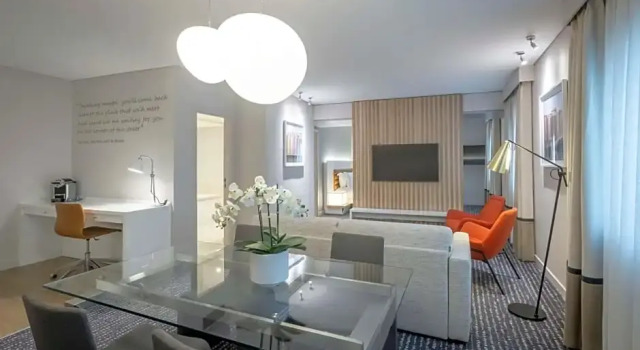 1 slaapkamer Tweepersoonssuite uitzicht op de rivier The Morrison Dublin - a DoubleTree by Hilton Hotel