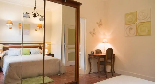 Двухместный номер Standard с видом на горы B&B Le Logis Du Mas