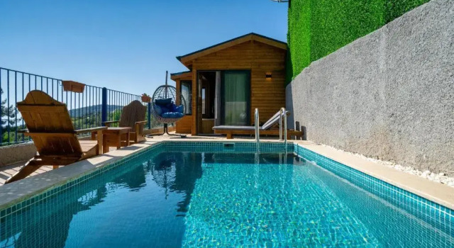 Бунгало Honeymoon Bungalow With Private Pool and Sea View