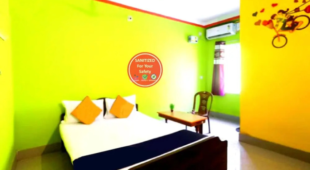 Двухместный номер Deluxe с видом на город Goroomgo Sun Plaza Lodge Konark