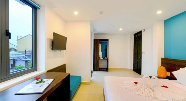 Двухместный номер Deluxe с балконом Hoi An Dream City Hotel