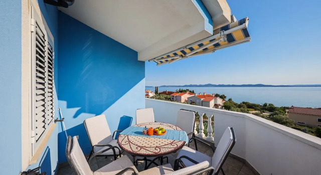 Апартаменты Deluxe с 2 комнатами с видом на море Luton Apartments, Zadar - Kozino, Heated Pool & Hot Tub