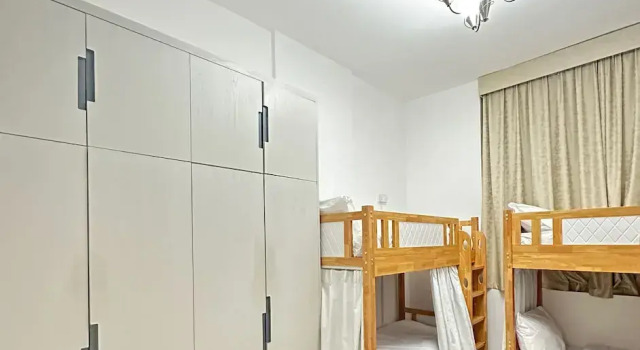 Кровать в общем номере с балконом Alphatel Hostel-Dubai World Trade Centre