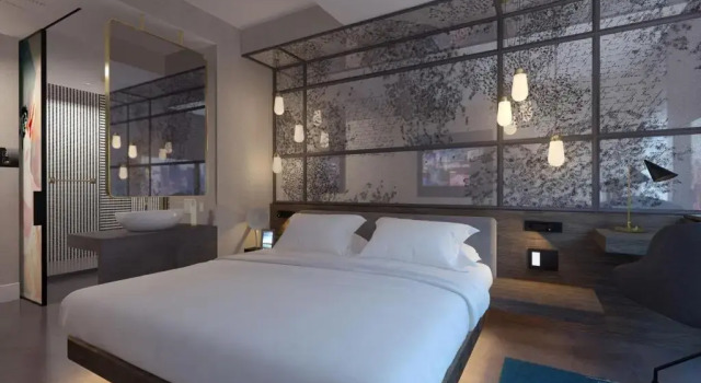 Номер Standard с красивым видом из окна Renaissance New York Harlem Hotel