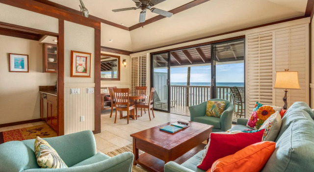 Номер Standard c 1 комнатой oceanfront Kiahuna Plantation Resort Kauai by OUTRIGGER