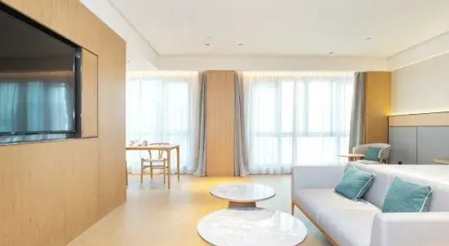 Люкс JI Hotel Qingdao Laoshan Stone Man Bathing Beach