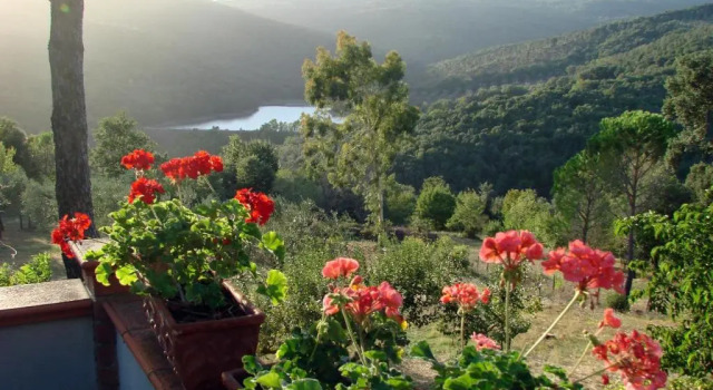 Апартаменты с видом на озеро Agriturismo Pereti