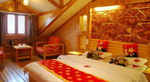 Standardowy dwuosobowy pokój Mount Emei Teddy Bear Hotel