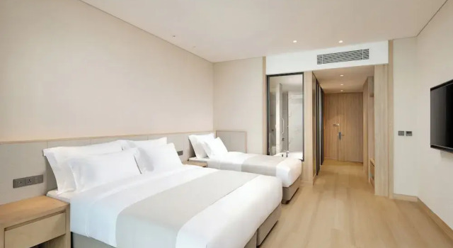 Двухместный семейный номер Deluxe с видом на океан Shillamonogram Gangneung Hotel