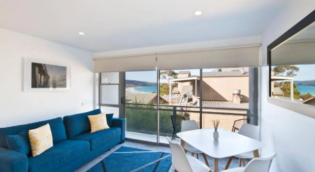Студия с видом на море Lorne Bay View Motel