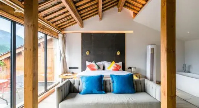 Люкс Hualou Love Songs Wuhu Banshan Sunshine Boutique Inn