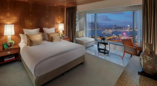 Двухместный номер Standard с видом на гавань Mandarin Oriental, Hong Kong