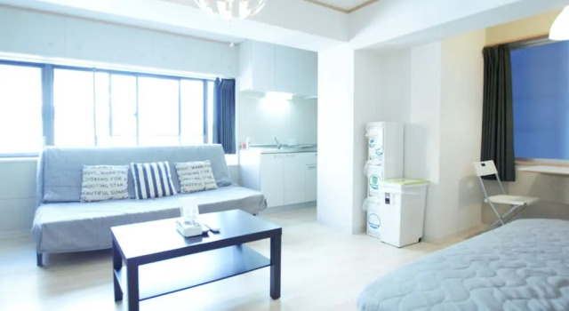 Кровать в общем номере Yokoduna Hostel