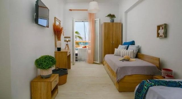 In the marina apartment