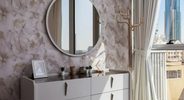 Апартаменты Deluxe Waves - Urban Chic 1BR Apt With Maid