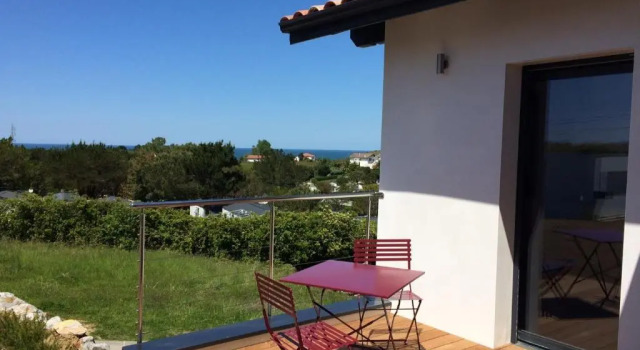 Коттедж Maison 4 étoiles avec piscine vue sur mer et plage à pied