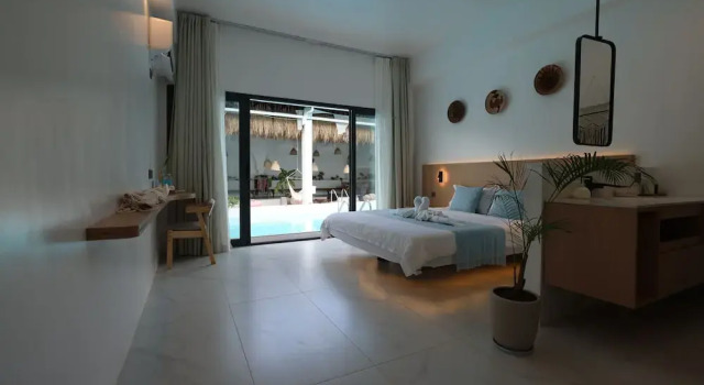 Deluxe dublă cameră cu balcon și cu vedere la piscină Diving Addiction Resort